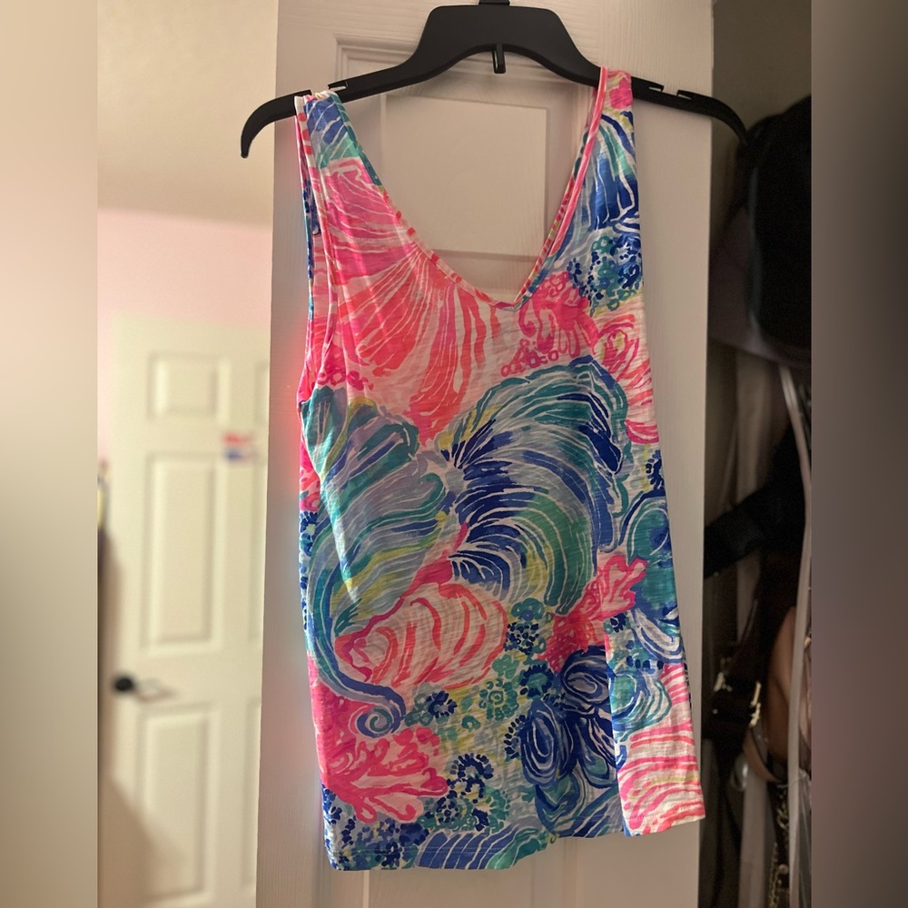 Lilly Pulitzer Vibrant Pink and Blue Kids One Piece
